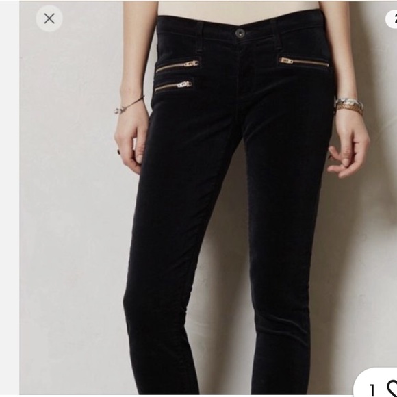 AG 🎉host pick🎉🎈the Moto Stevie Ankle mid rise slim straight corduroy pants - Picture 2 of 14